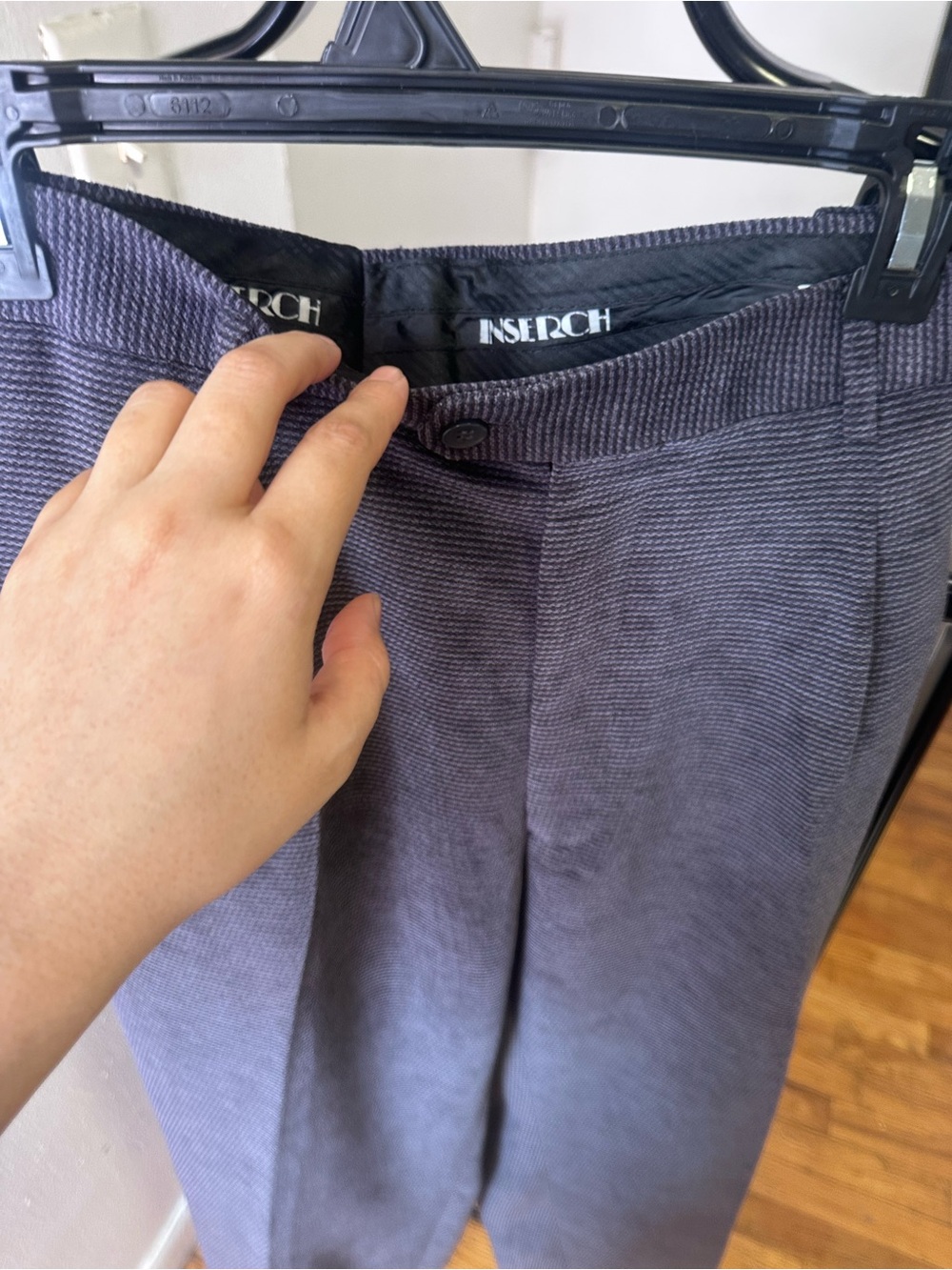 Men's Charcoal Corduroy Pants - Relaxed Straight Fit